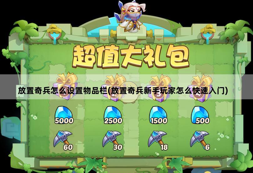 放置奇兵怎么设置物品栏(放置奇兵新手玩家怎么快速入门)